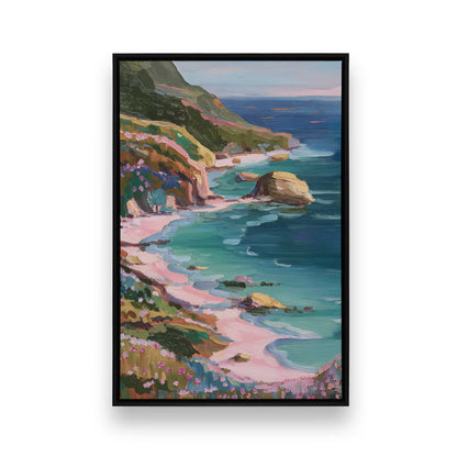 [Color:Satin Black], Picture of art in a Satin Black frame
