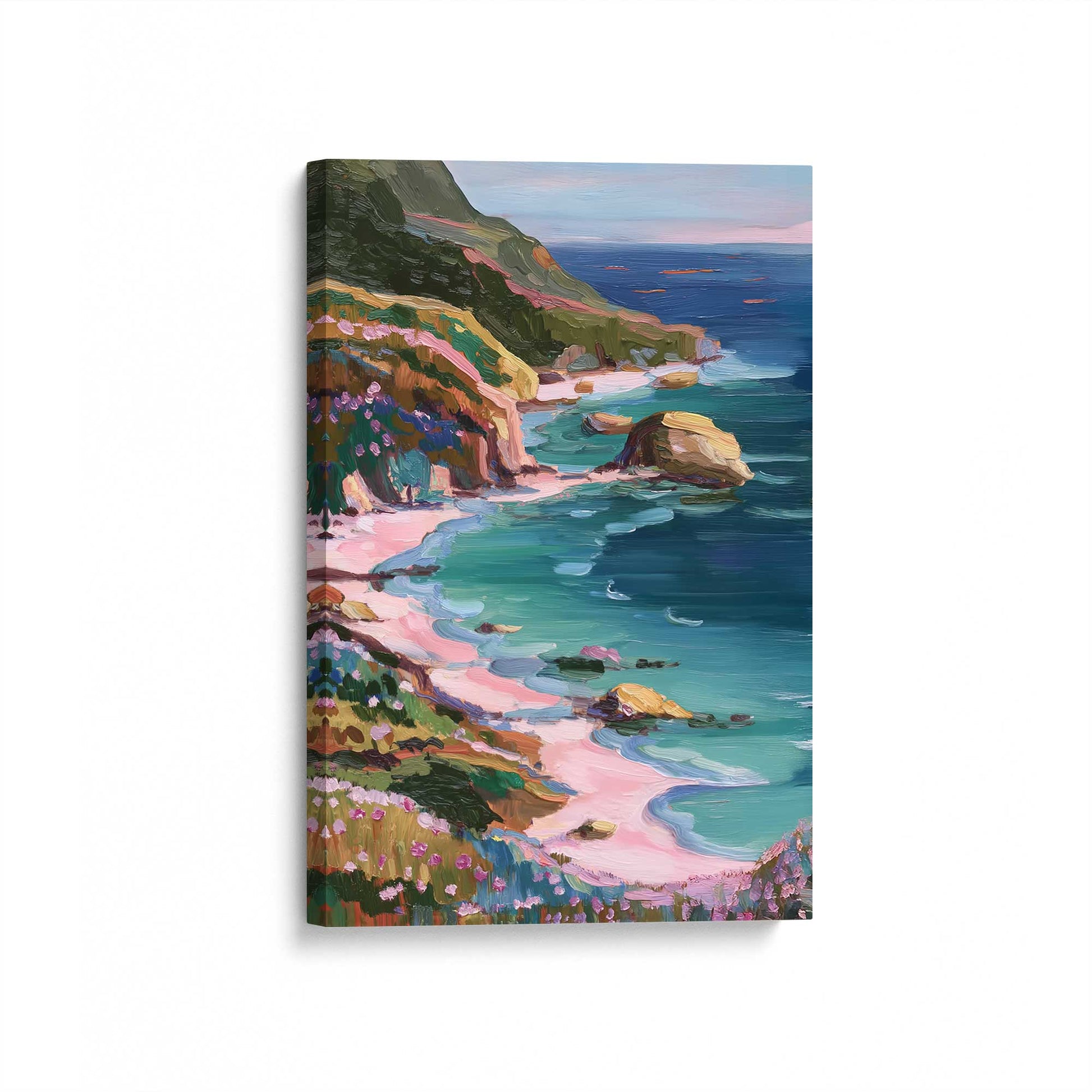 [Color:Stretched Canvas], Picture of art at an angle