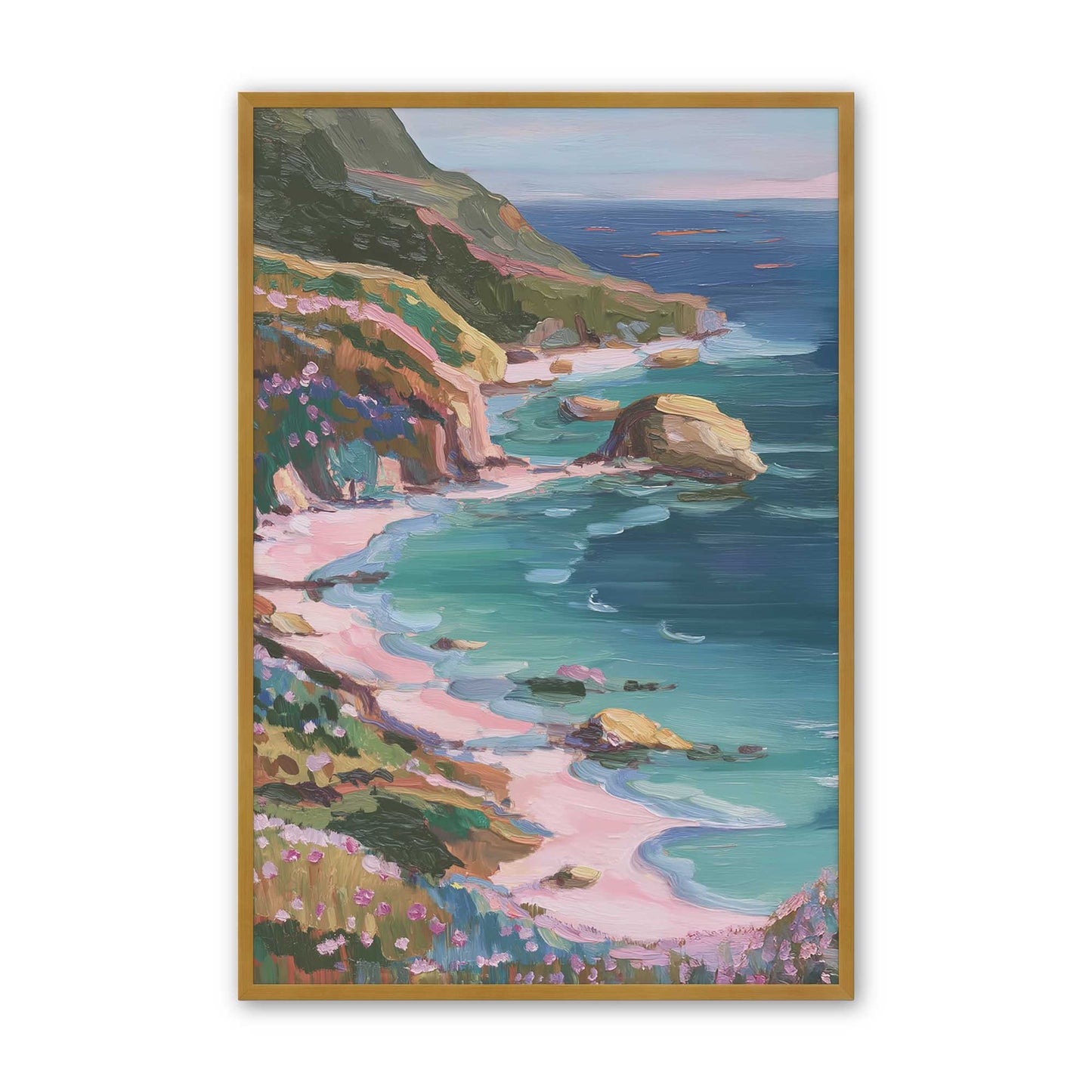 [Color:Polished Gold], Picture of art in a Polished Gold frame