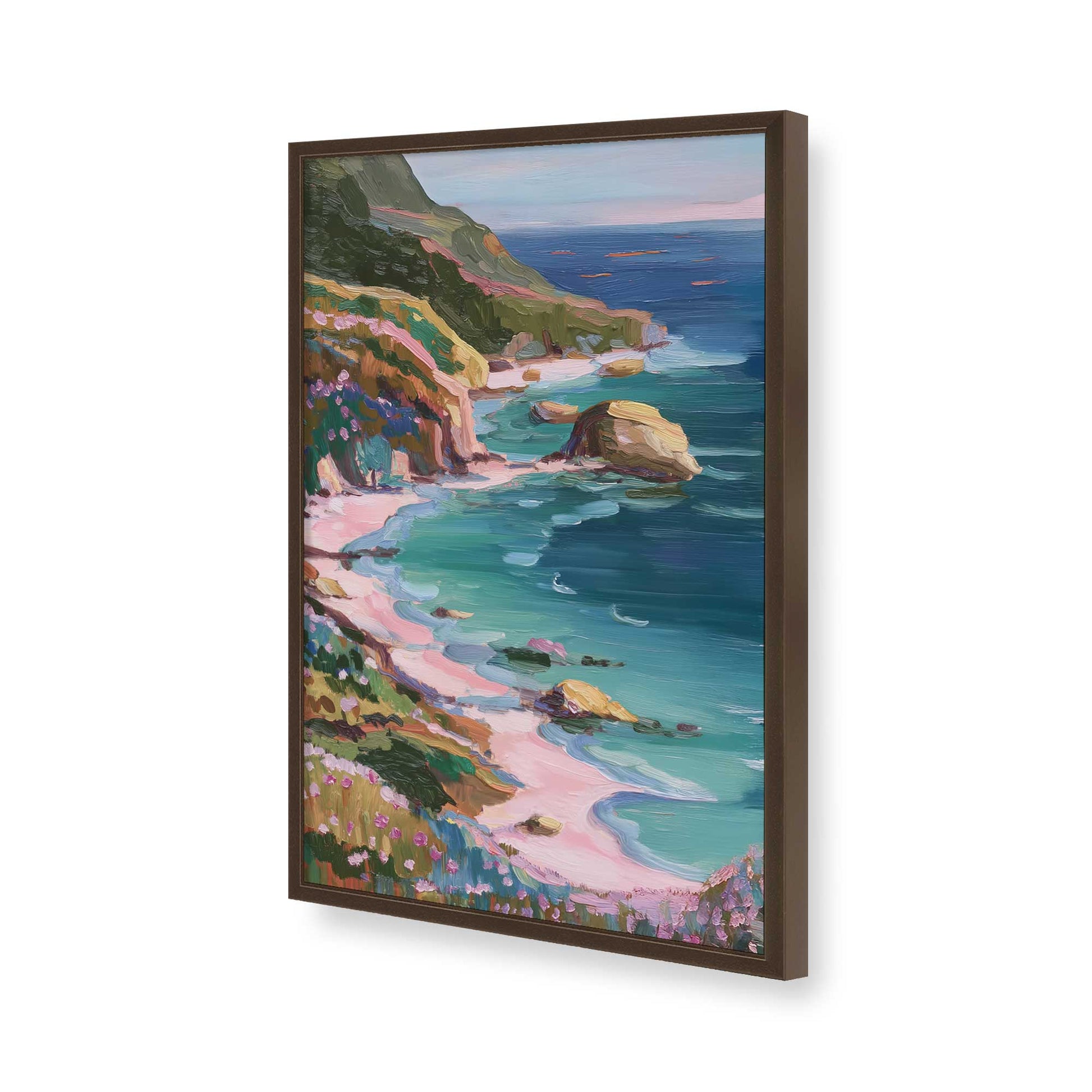[Color:Belvinder Brown], Picture of art in a Belvinder Brown frame of the corner