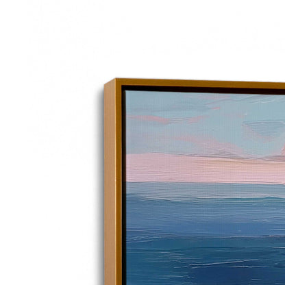 [Color:Polished Gold], Picture of art in a Polished Gold frame at an angle