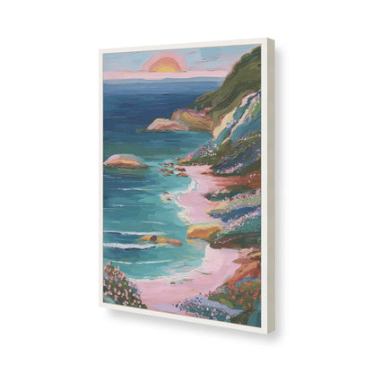 [Color:Opaque White], Picture of art in a Opaque White frame of the corner