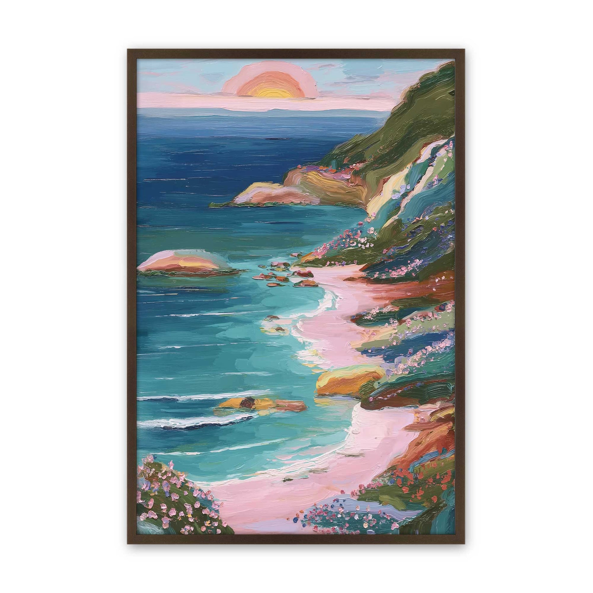 [Color:Belvinder Brown], Picture of art in a Belvinder Brown frame
