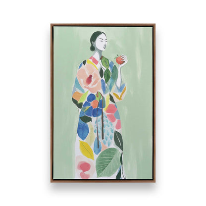 [Color:Walnut], Picture of art in a Walnut frame