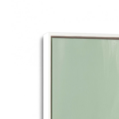 [Color:Opaque White], Picture of art in a White frame at an angle
