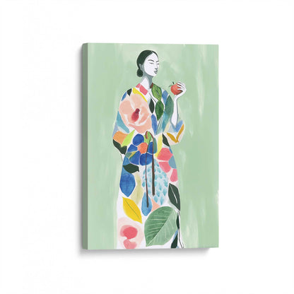 [Color:Stretched Canvas], Picture of art at an angle