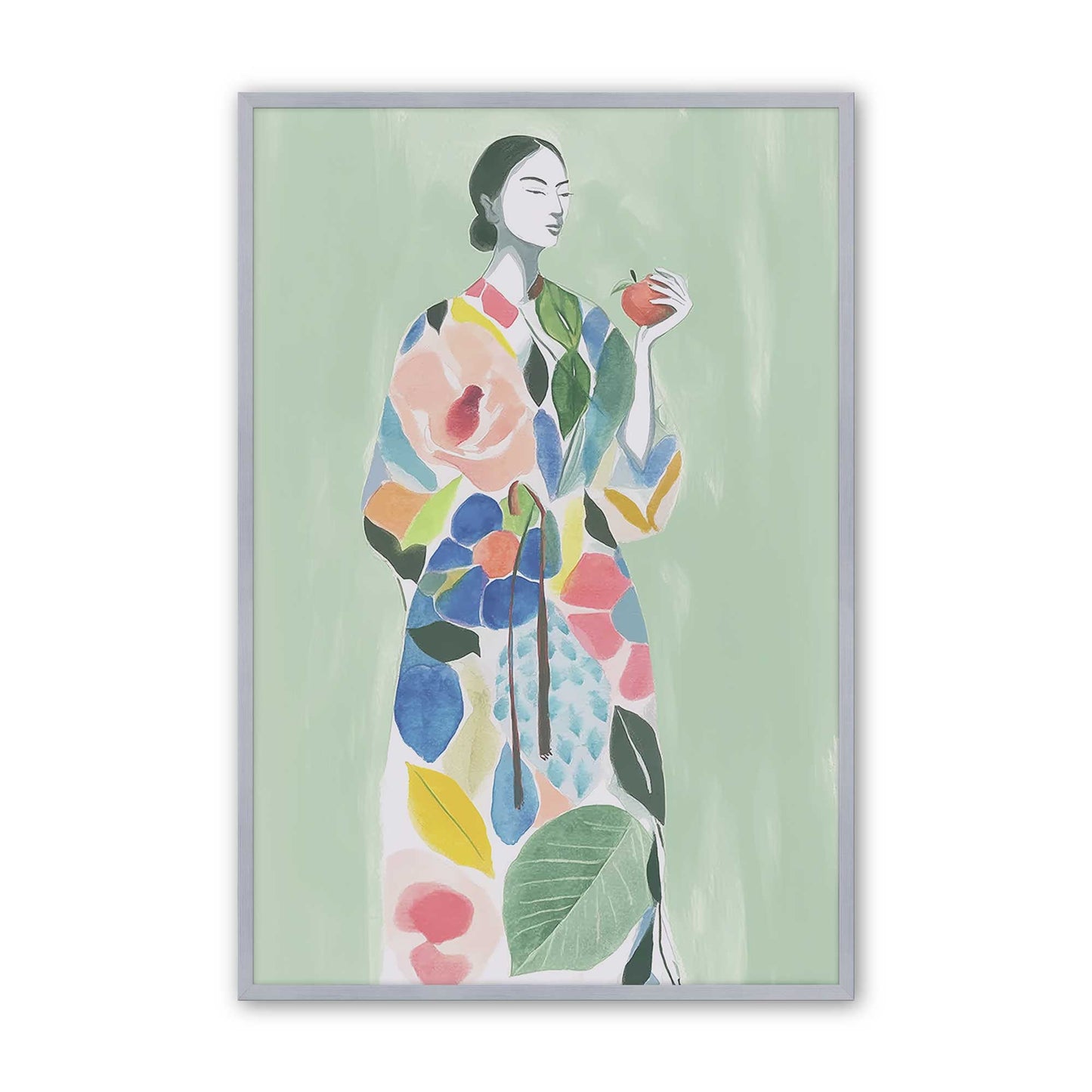 [Color:Polished Chrome], Picture of art in a Polished Chrome frame