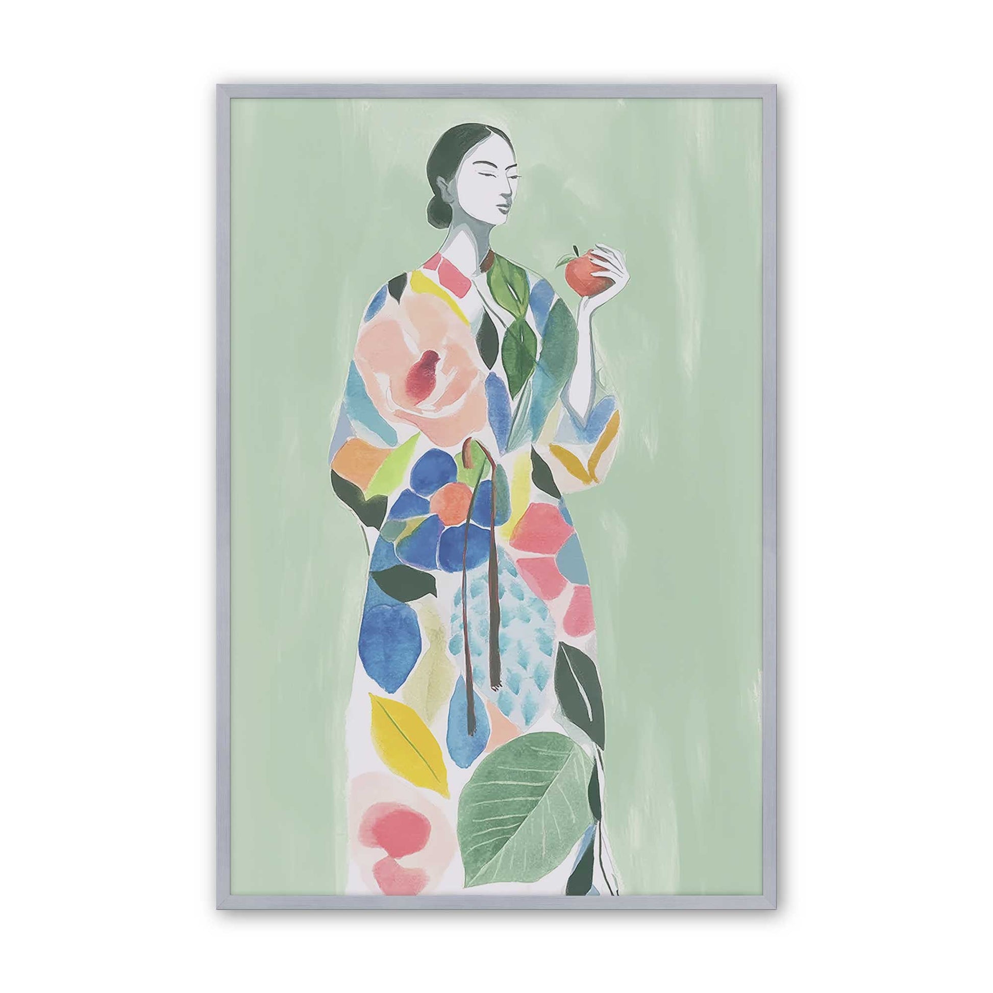 [Color:Polished Chrome], Picture of art in a Polished Chrome frame