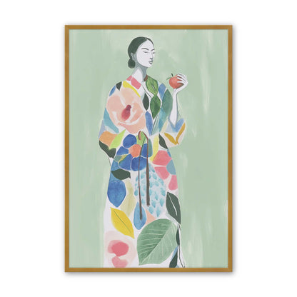 [Color:Polished Gold], Picture of art in a Polished Gold frame