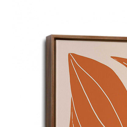 [Color:Walnut], Picture of art in a Walnut frame at an angle