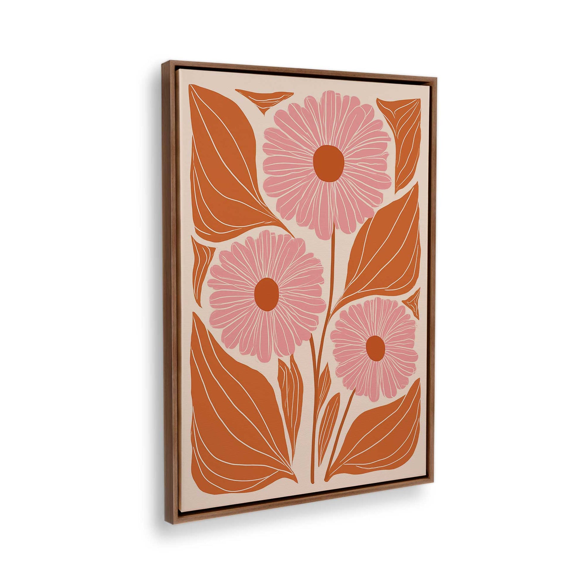 [Color:Walnut], Picture of the corner of the art