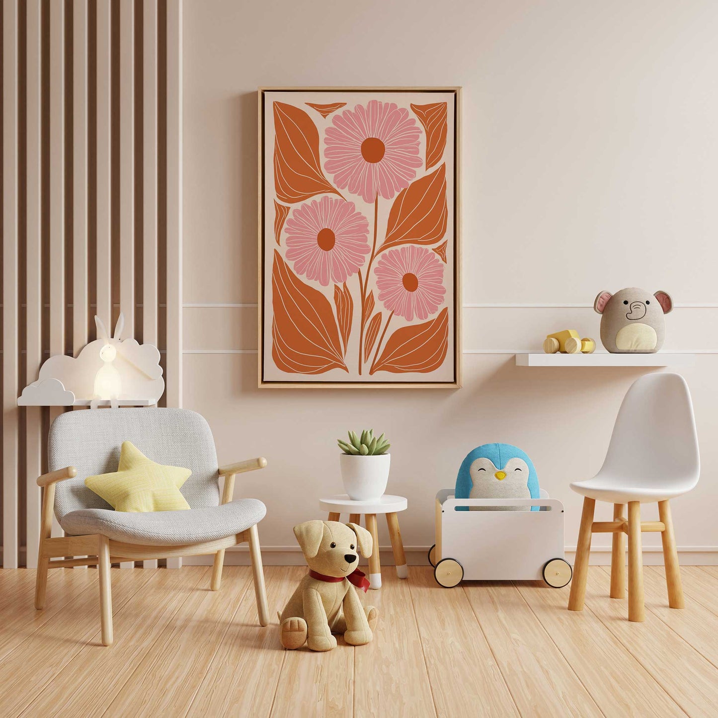 Picture of art in a room