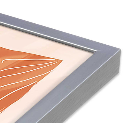 [Color:Polished Chrome], Picture of art in a Polished Chrome frame at an angle