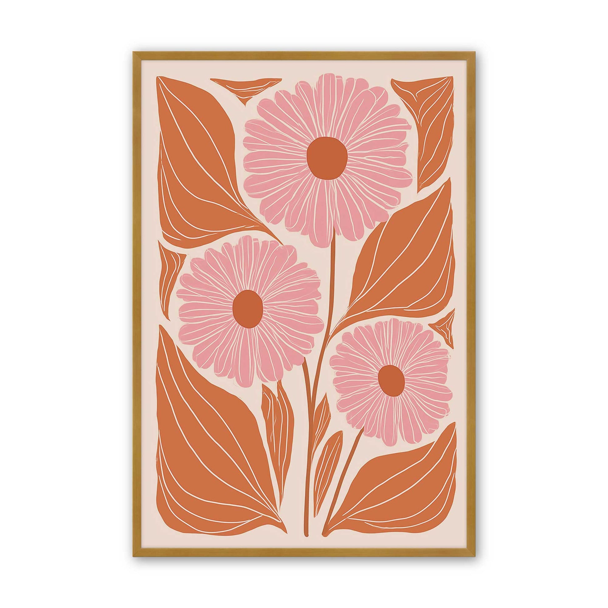 [Color:Polished Gold], Picture of art in a Polished Gold frame