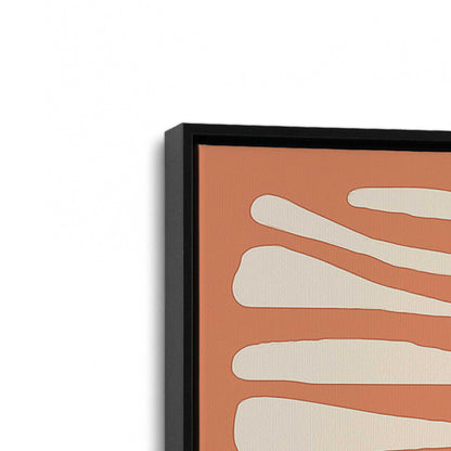 [Color:Satin Black], Picture of art in a Satin Black frame at an angle