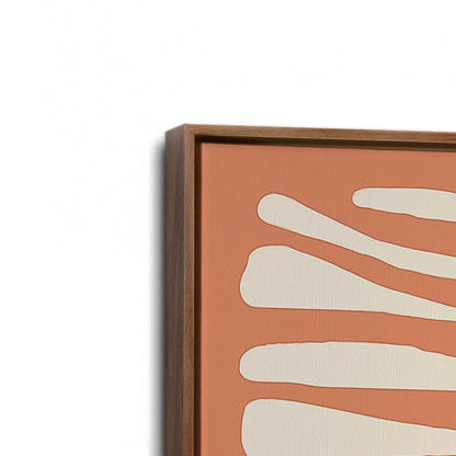 [Color:Walnut], Picture of art in a Walnut frame at an angle