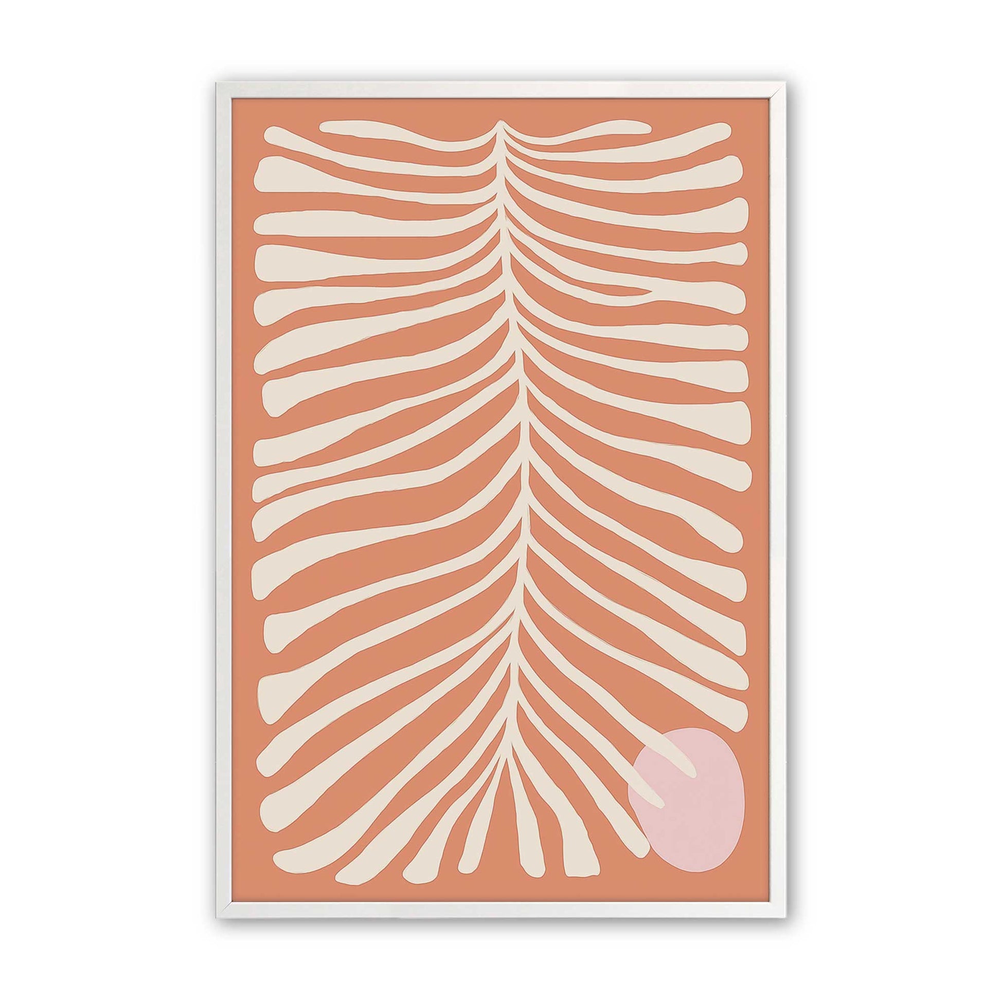 [Color:Opaque White], Picture of art in a Opaque White frame