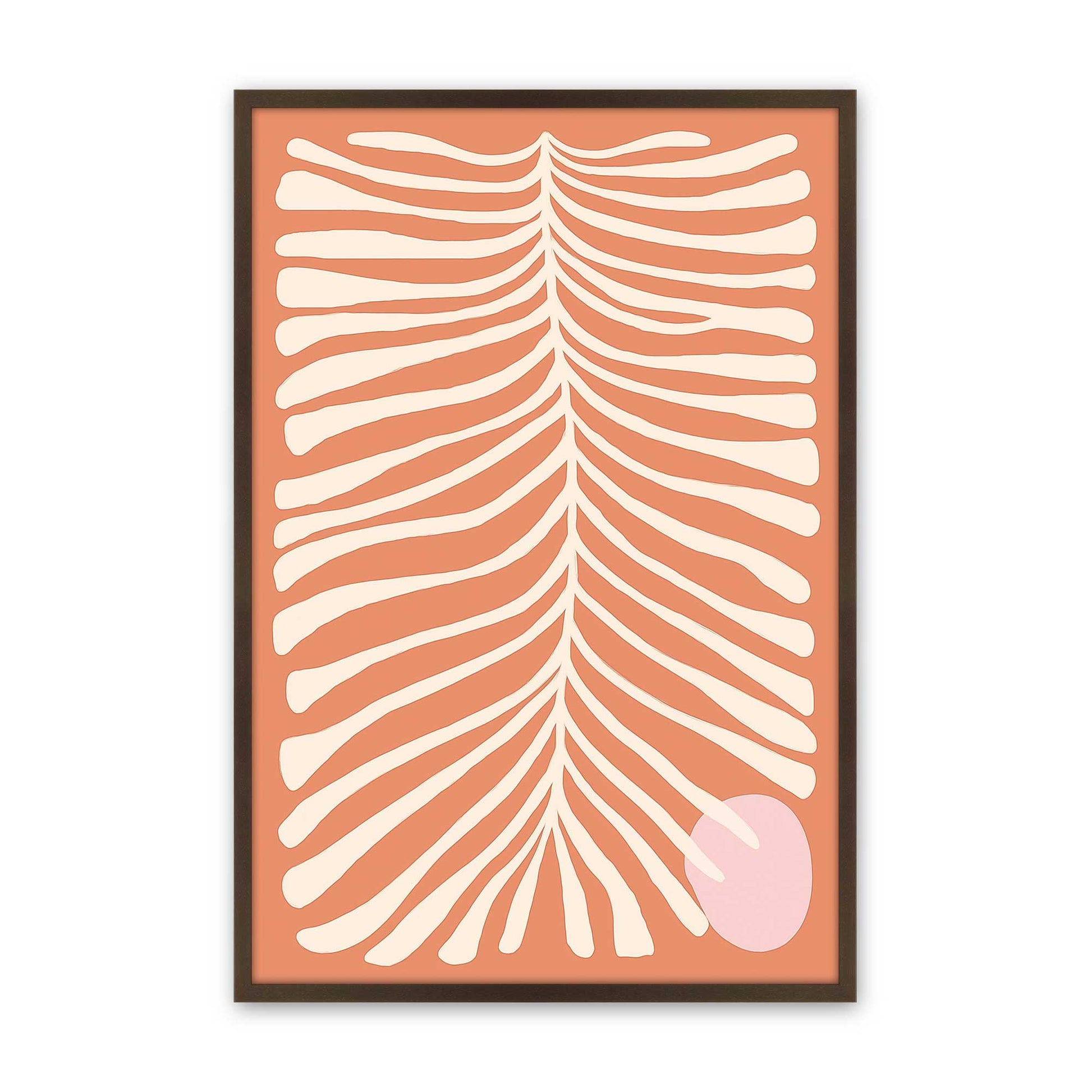 [Color:Belvinder Brown], Picture of art in a Belvinder Brown frame