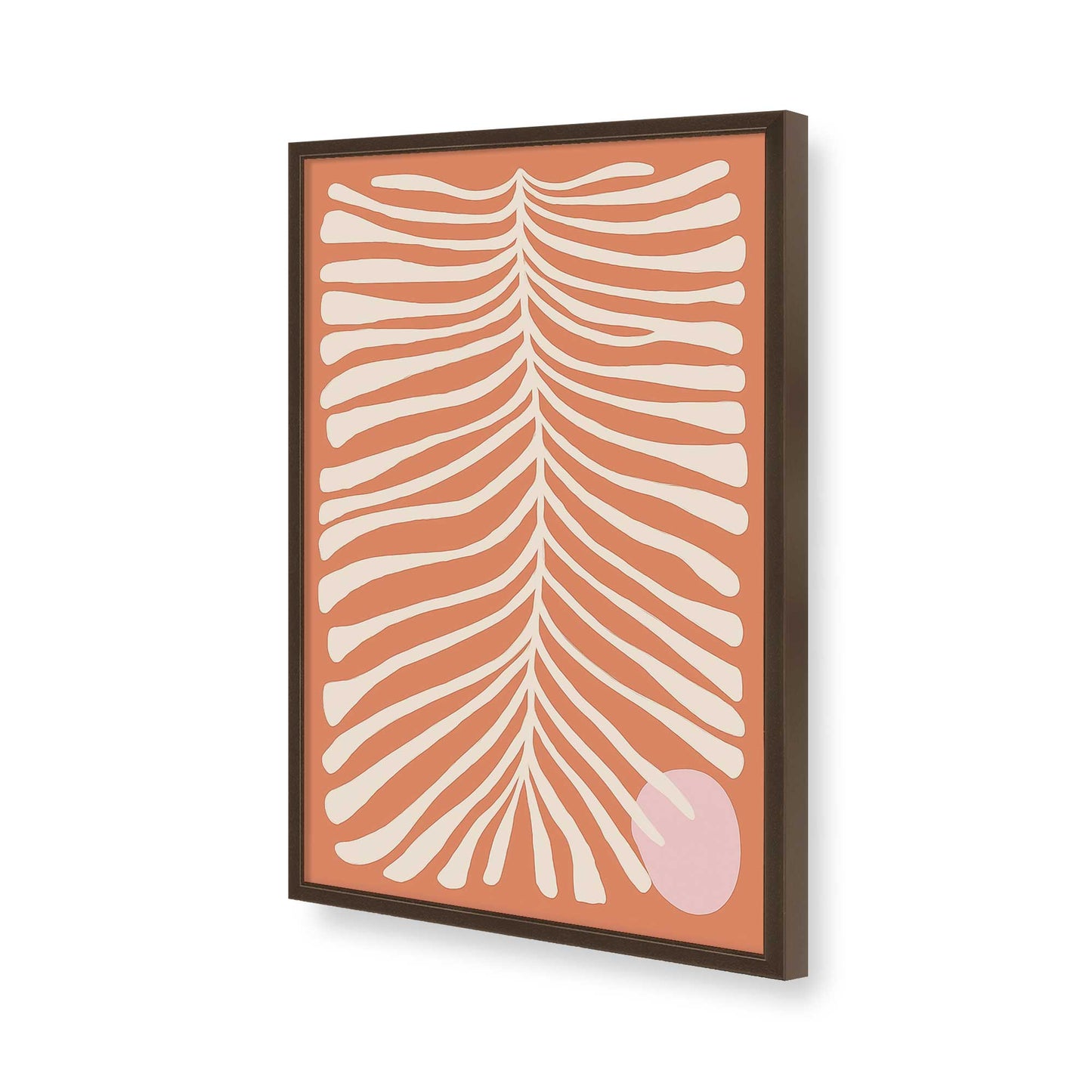 [Color:Belvinder Brown], Picture of art in a Belvinder Brown frame of the corner