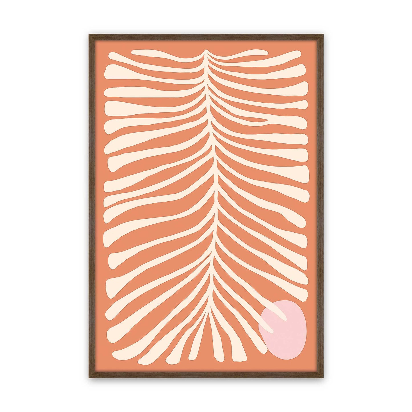 [Color:Walnut], Picture of art in a Walnut frame