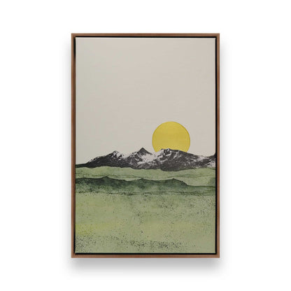 [Color:Walnut], Picture of art in a Walnut frame