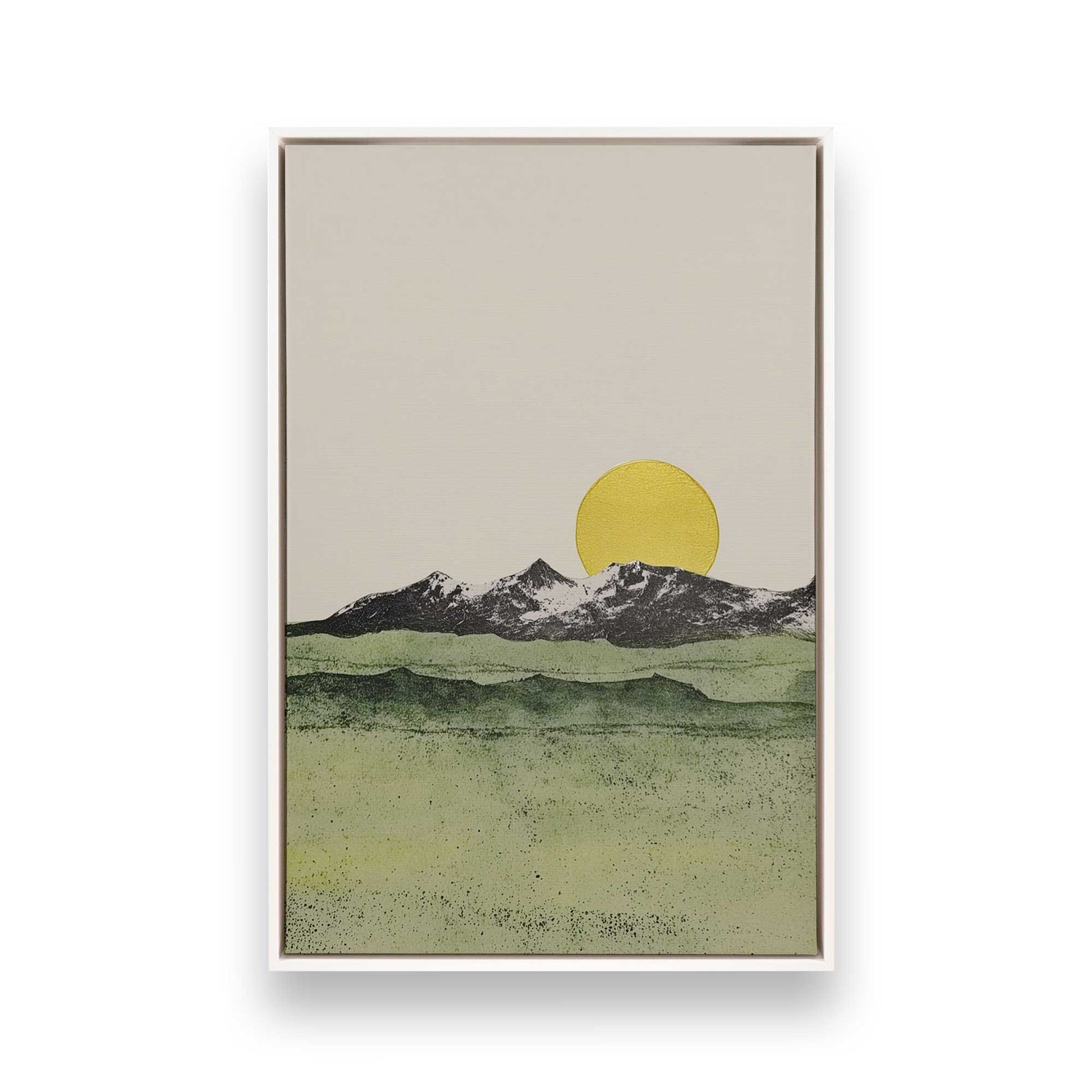[Color:Opaque White], Picture of art in a White frame