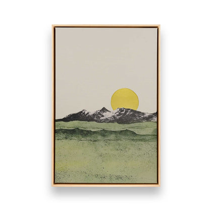 [Color:American Maple], Picture of art in a American Maple frame
