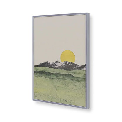 [Color:Polished Chrome], Picture of art in a Polished Chrome frame of the corner