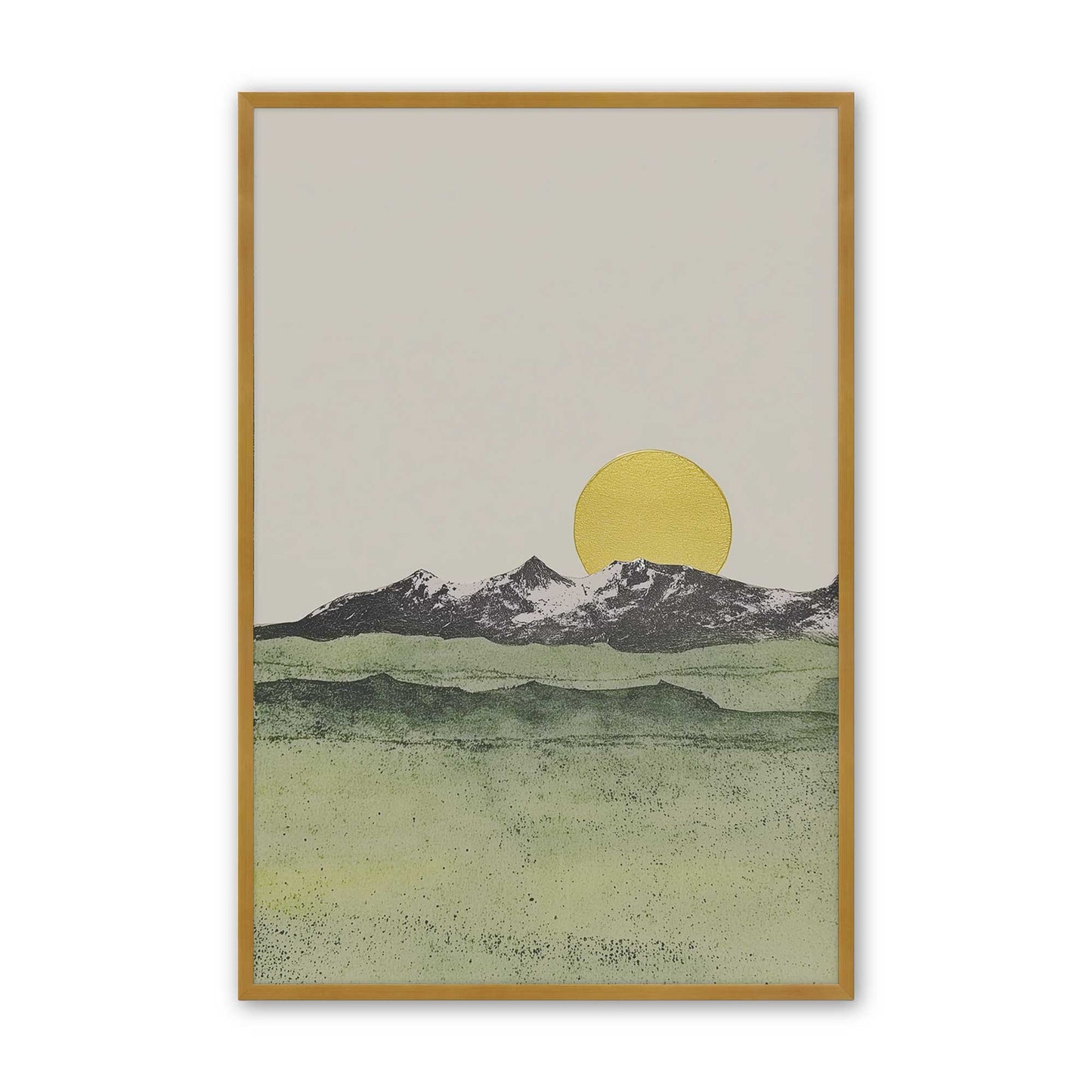 [Color:Polished Gold], Picture of art in a Polished Gold frame