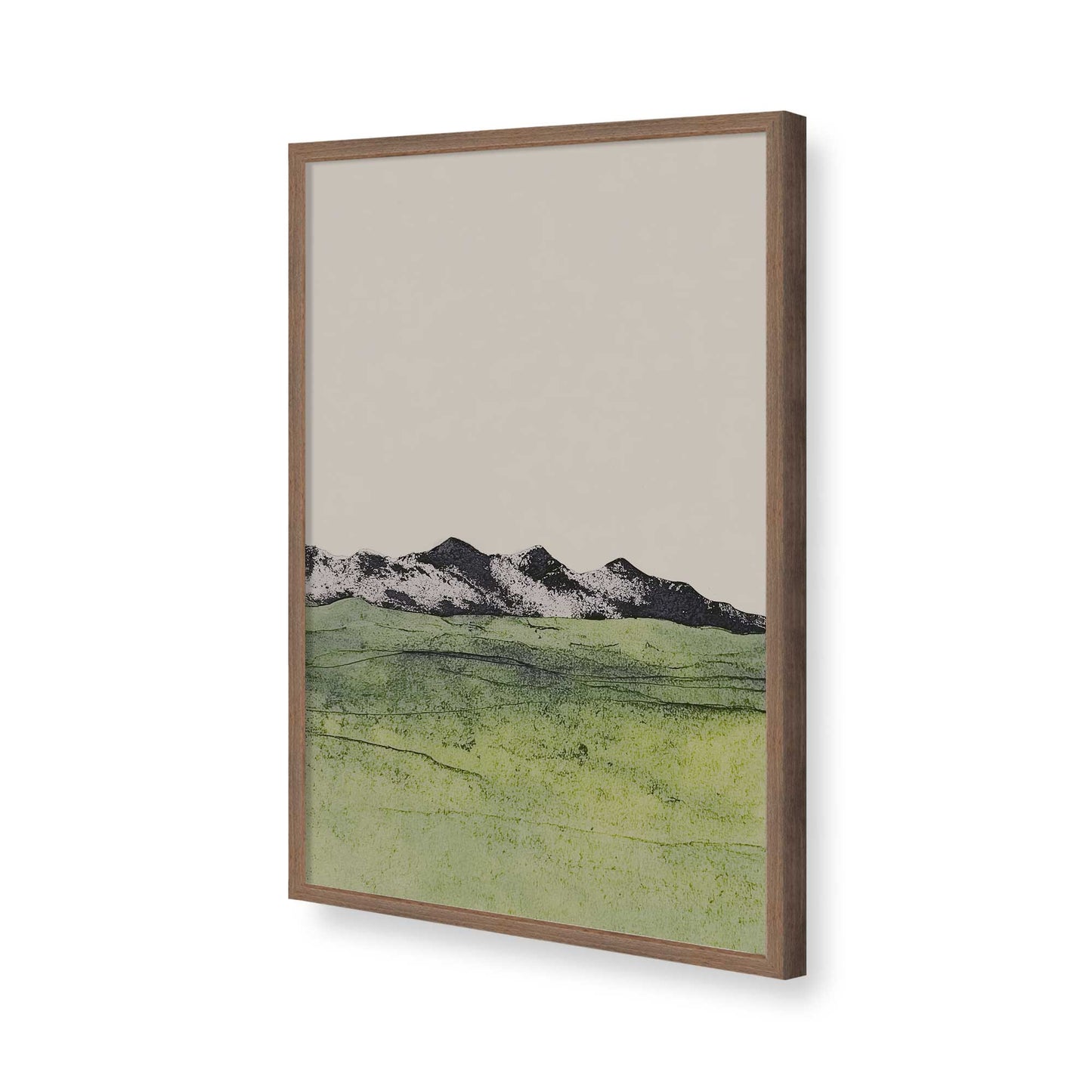 [Color:Walnut], Picture of art in a Walnut frame of the corner