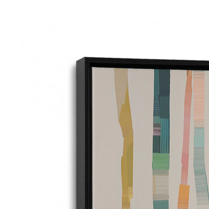 [Color:Satin Black], Picture of art in a Satin Black frame at an angle