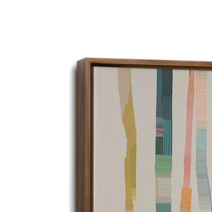 [Color:Walnut], Picture of art in a Walnut frame at an angle