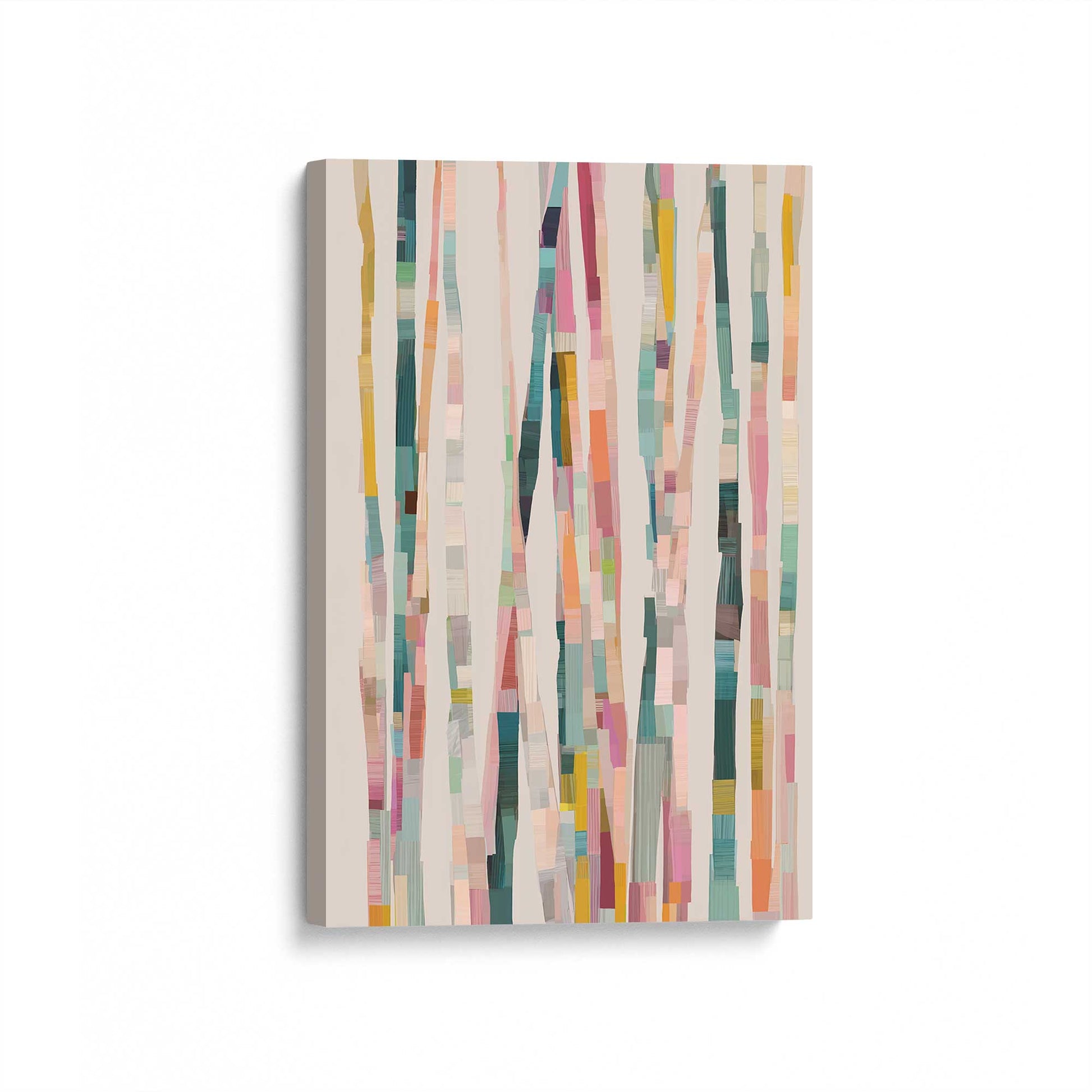 [Color:Stretched Canvas], Picture of art at an angle