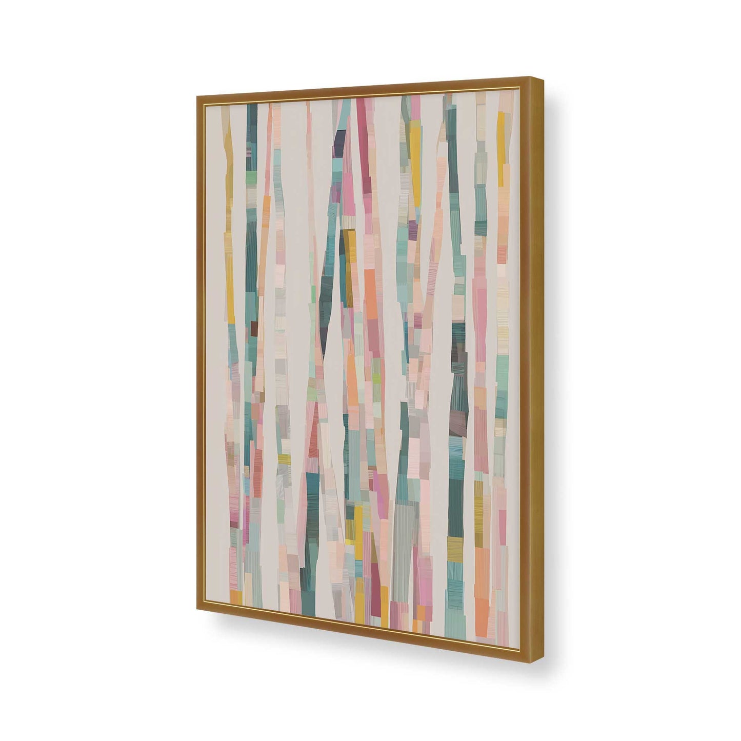 [Color:Polished Gold], Picture of art in a Polished Gold frame of the corner