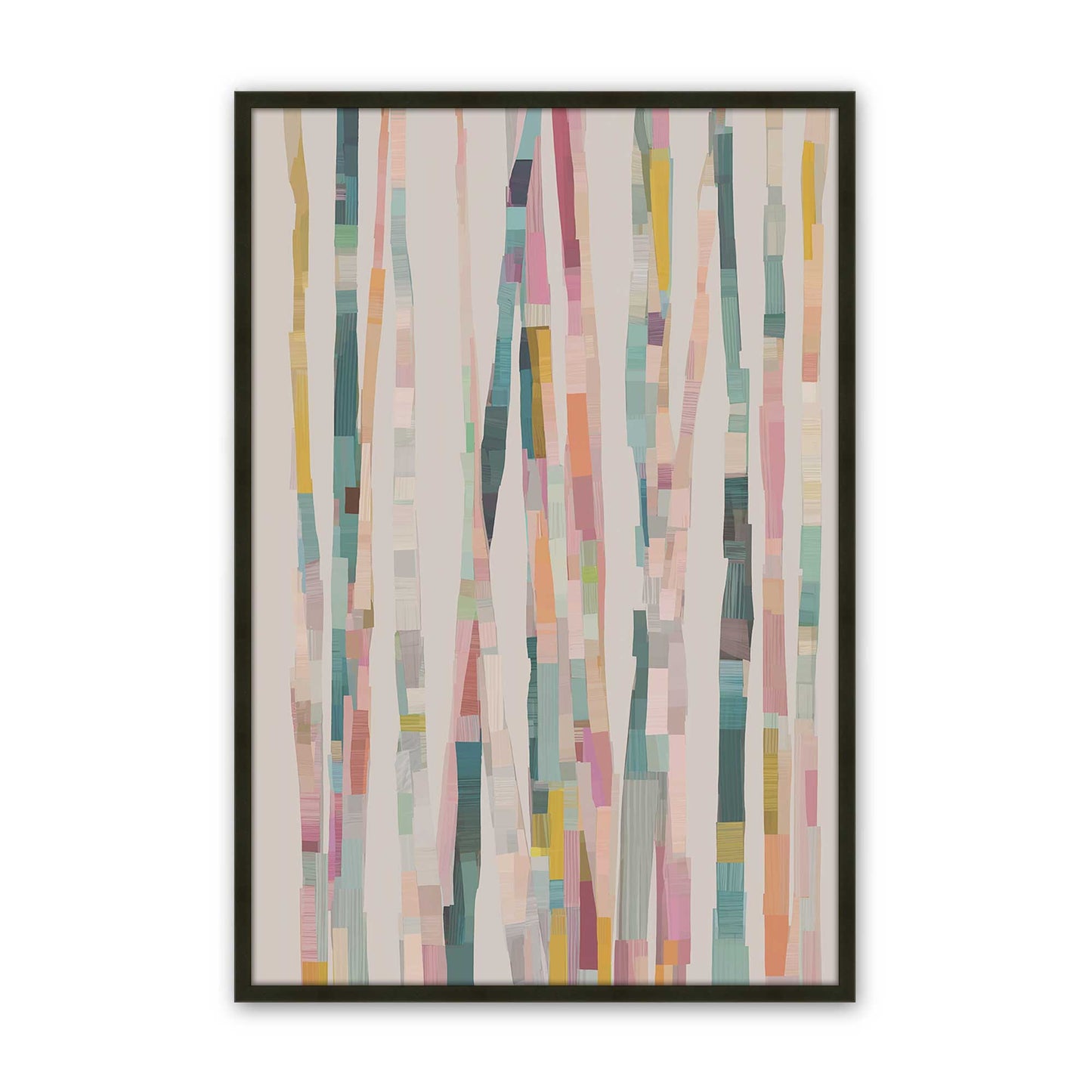 [Color:Satin Black], Picture of art in a Satin Black frame