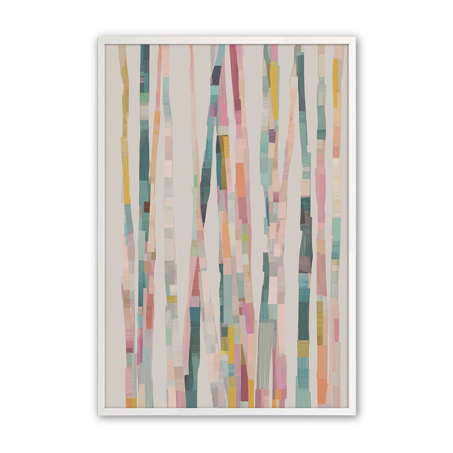 [Color:Opaque White], Picture of art in a Opaque White frame