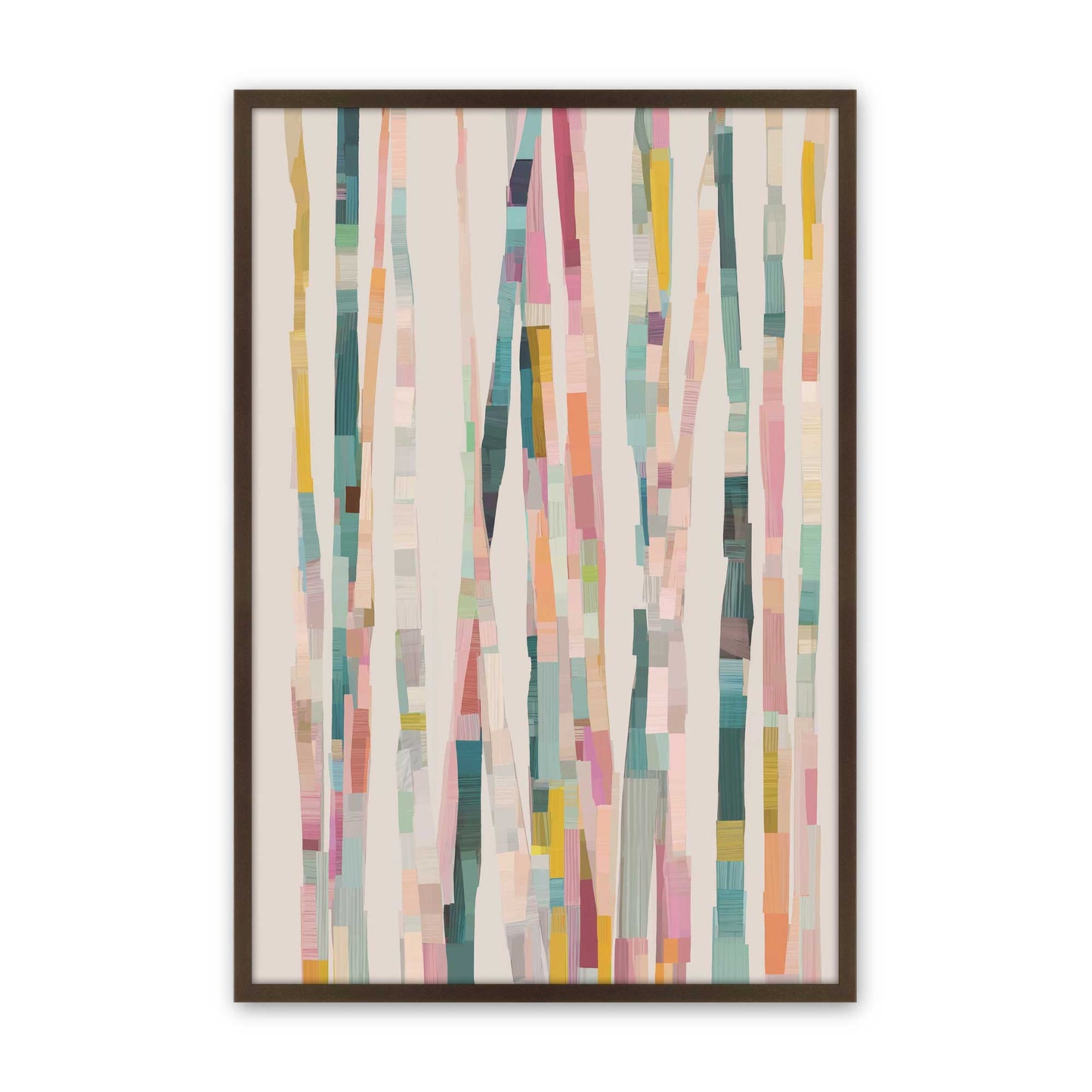 [Color:Brown], Picture of art in a Brown frame