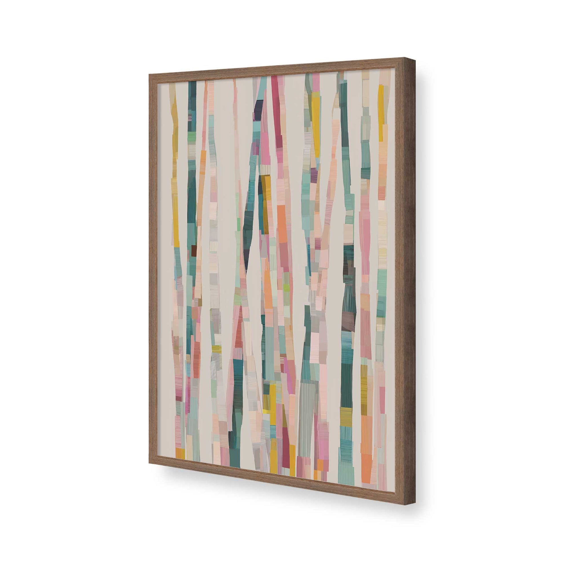 [Color:Walnut], Picture of art in a Walnut frame of the corner