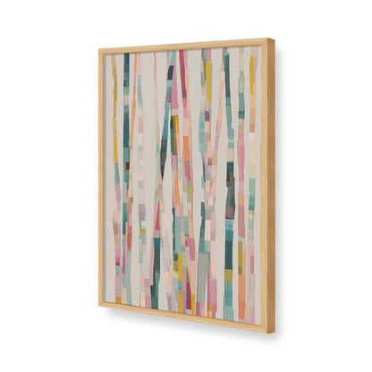 [Color:American Maple], Picture of art in a American Maple frame of the corner