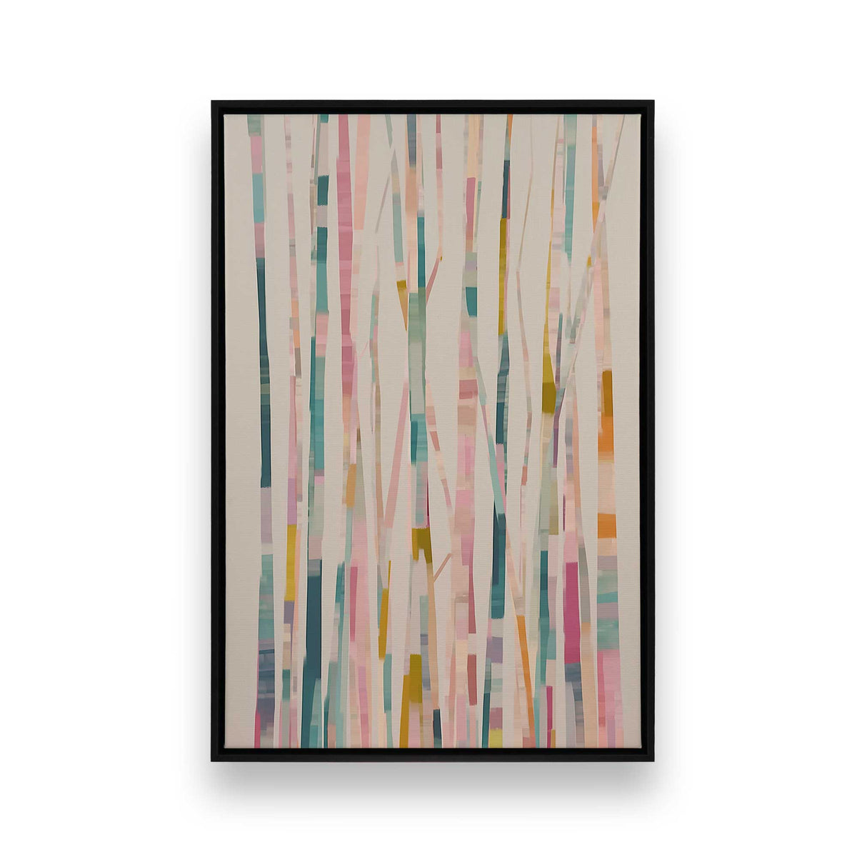 [Color:Satin Black], Picture of art in a Satin Black frame
