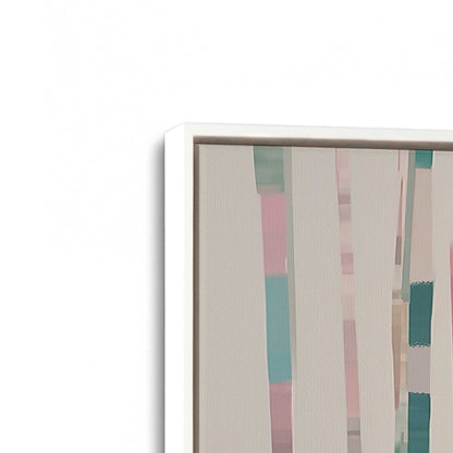 [Color:Opaque White], Picture of art in a White frame at an angle
