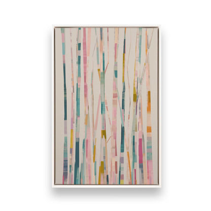 [Color:Opaque White], Picture of art in a White frame