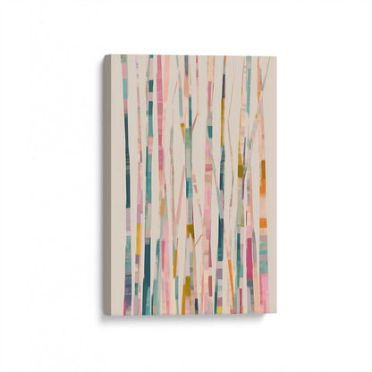[Color:Stretched Canvas], Picture of art at an angle