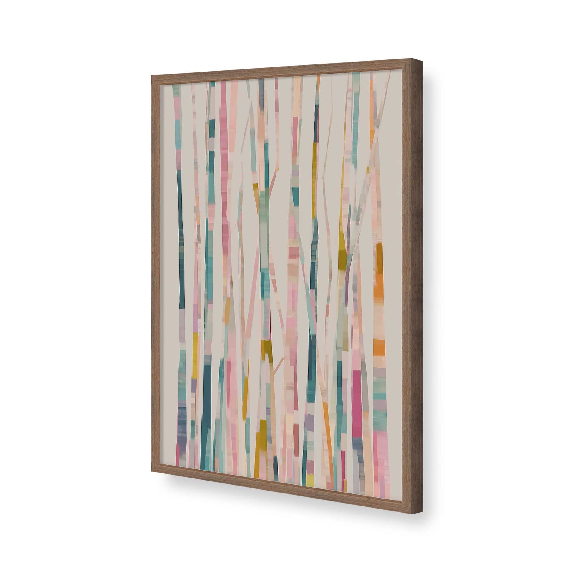 [Color:Walnut], Picture of art in a Walnut frame of the corner