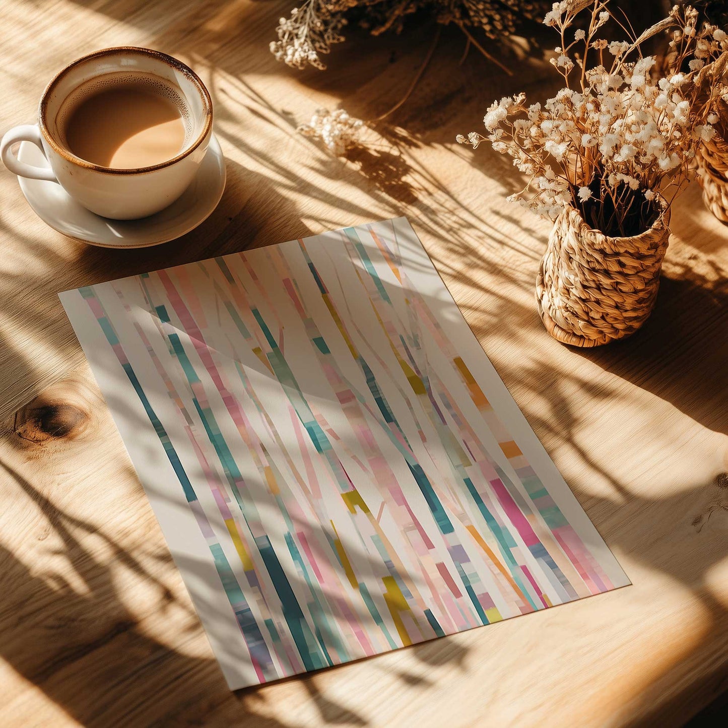 [Color:Rolled Print], Picture of close up of art
