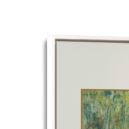 [Color:Opaque White], Picture of art in a White frame at an angle