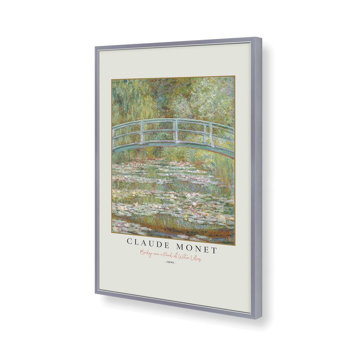 [Color:Polished Chrome], Picture of art in a Polished Chrome frame of the corner