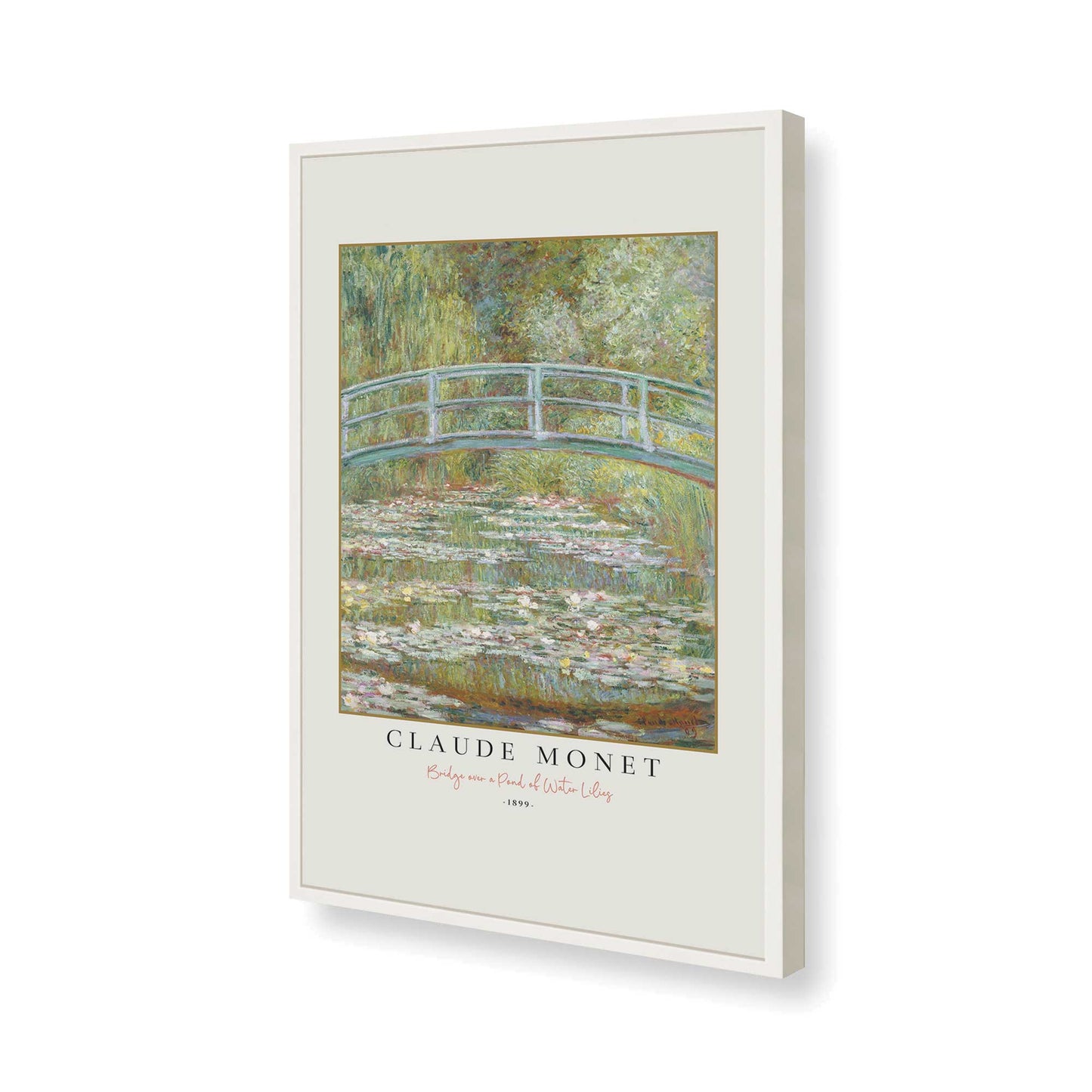 [Color:Opaque White], Picture of art in a Opaque White frame of the corner