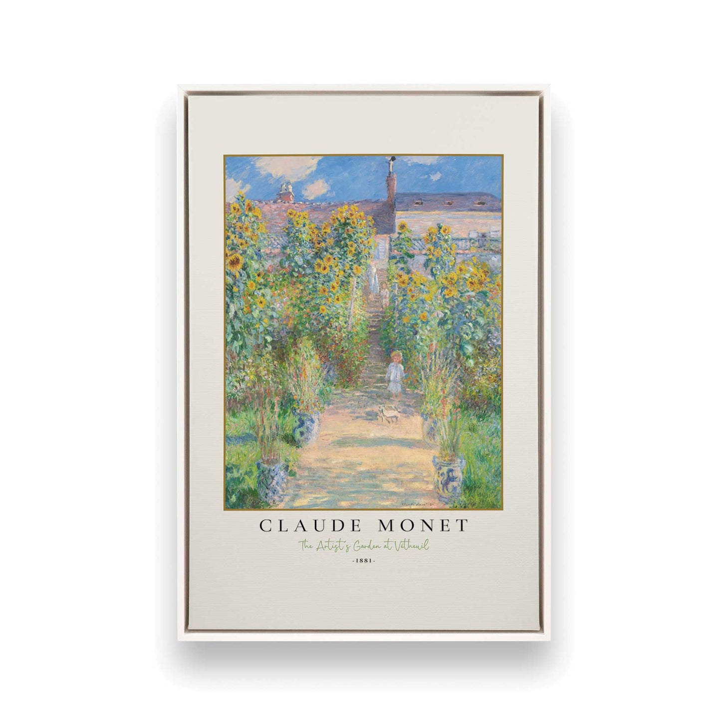 [Color:Opaque White], Picture of art in a White frame