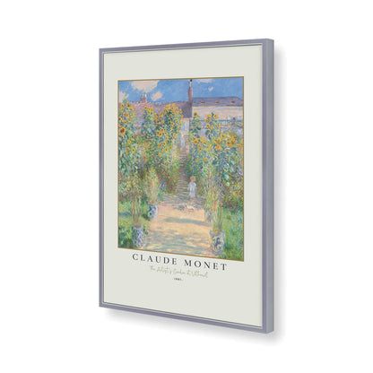 [Color:Polished Chrome], Picture of art in a Polished Chrome frame of the corner